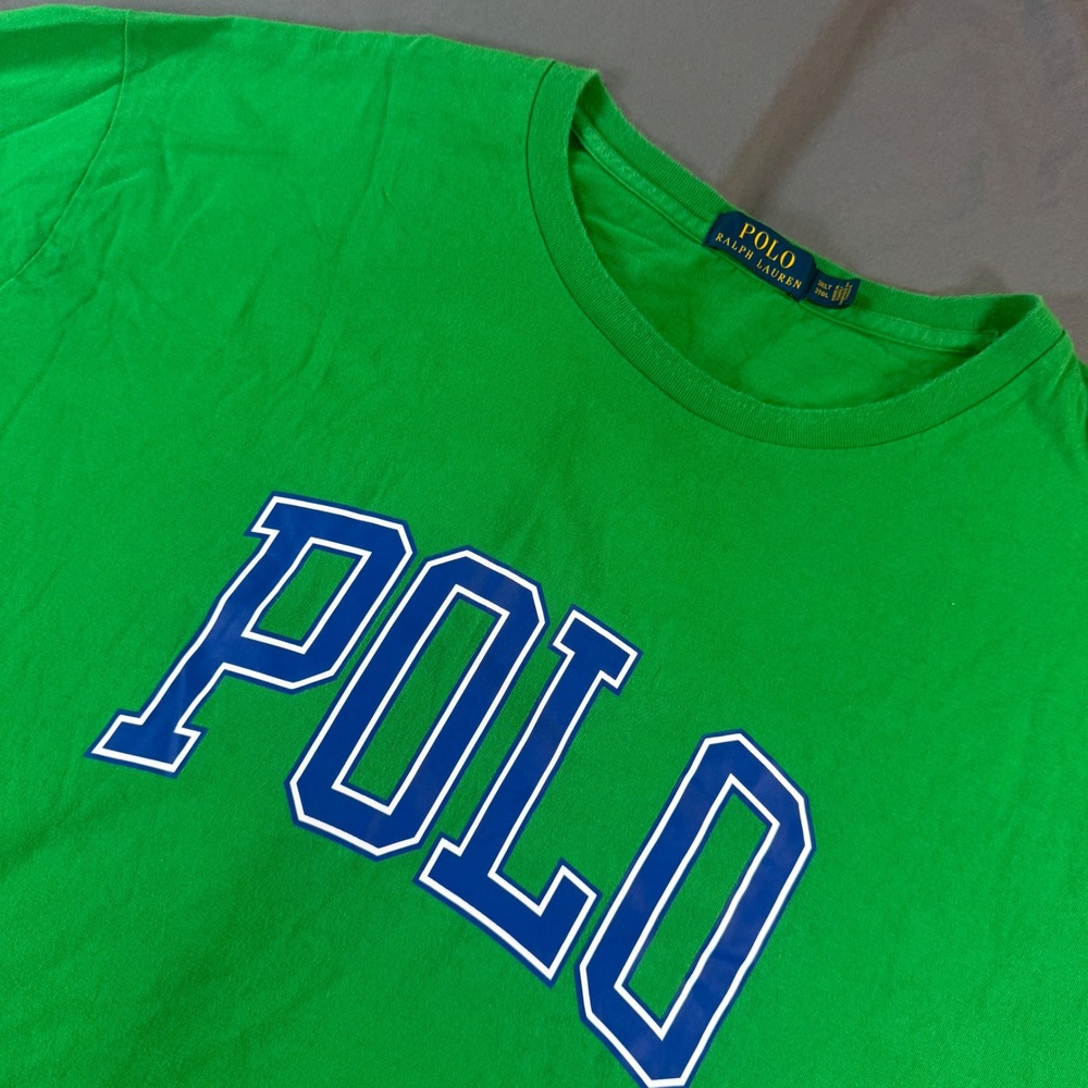 Polo Ralph Lauren Mens 3XLT Green Graphic Tee Short Sleeve T-Shirt 711839037003